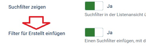 Übertragungsdatum in Frontend Suchfilter verwenden