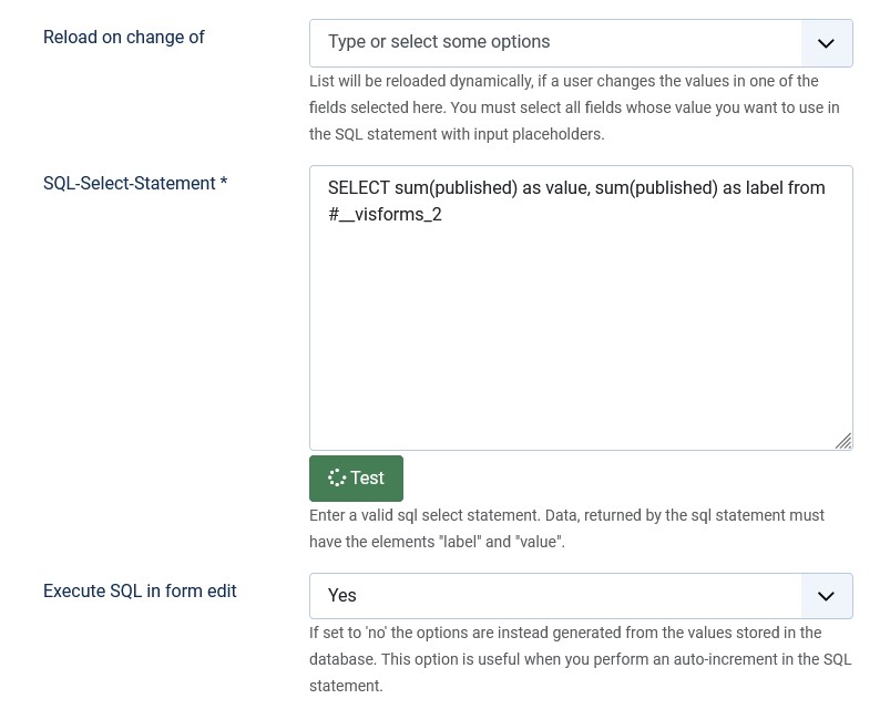 No field value recalculation when editing data