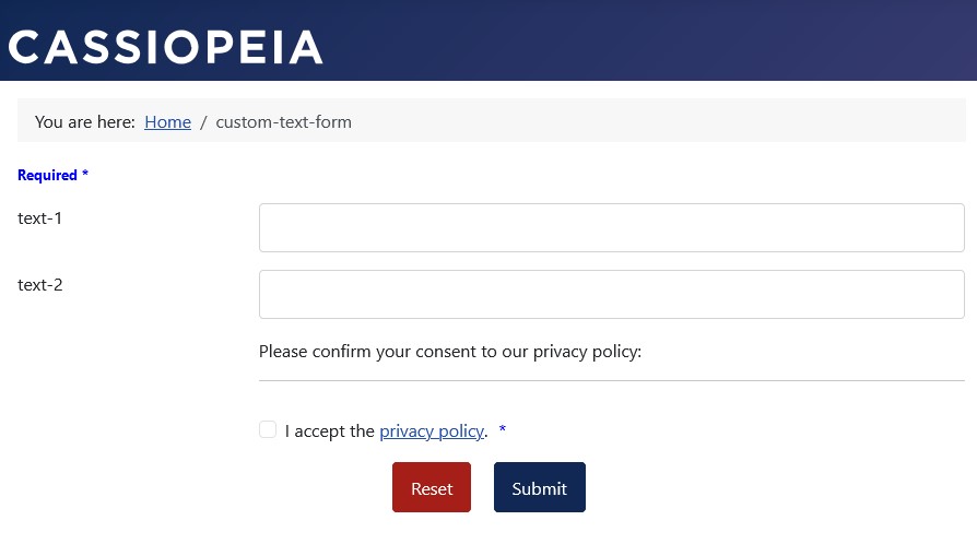 Privacy policy