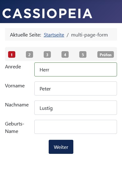 Platzsparende Fortschrittsanzeige ist eingestellt Platzsparende Fortschrittsanzeige ist eingestellt