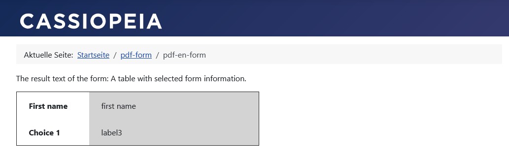 Form result text with avoidance Form result text witt avoidance