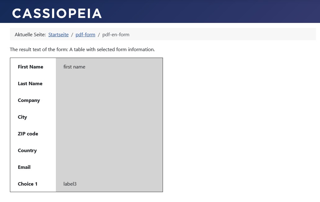 Form result text without avoidance Form result text without avoidance