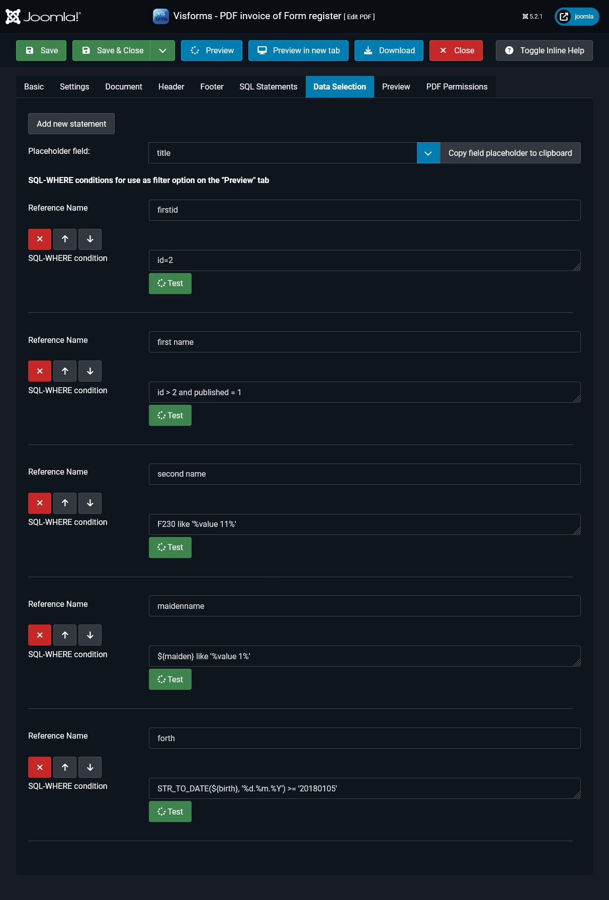 data selection data selection