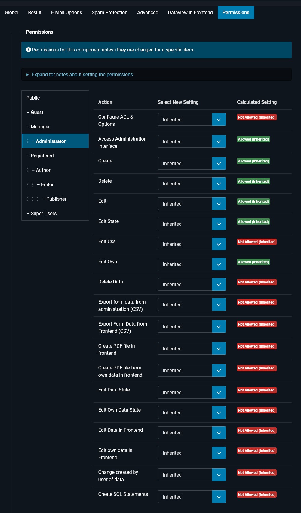 CSV Attachment Options