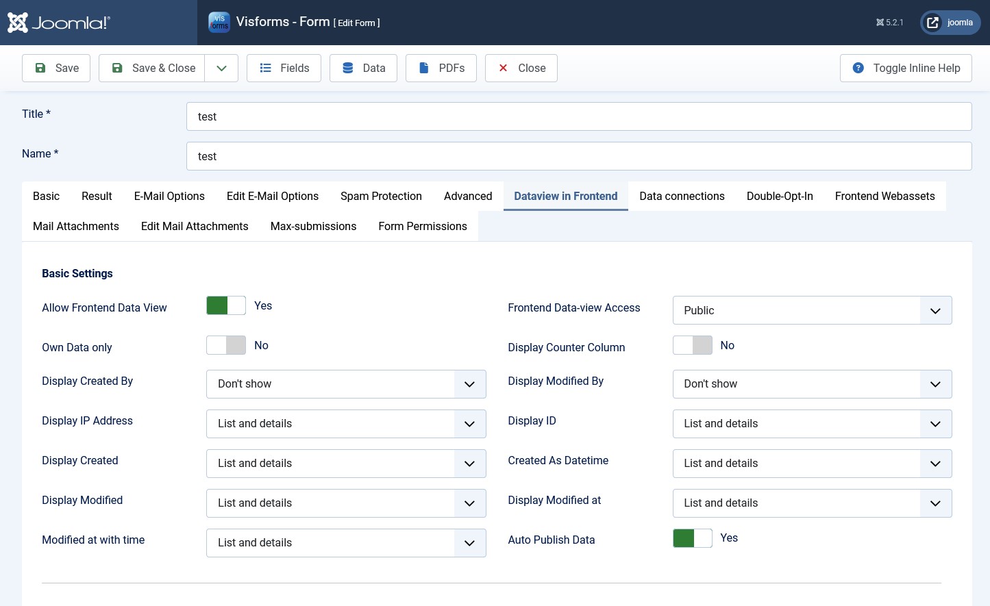 Automatically publish data